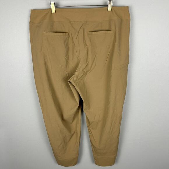 Athleta Plus Size Trekkie North Tan Joggers 18 - Picture 3 of 8